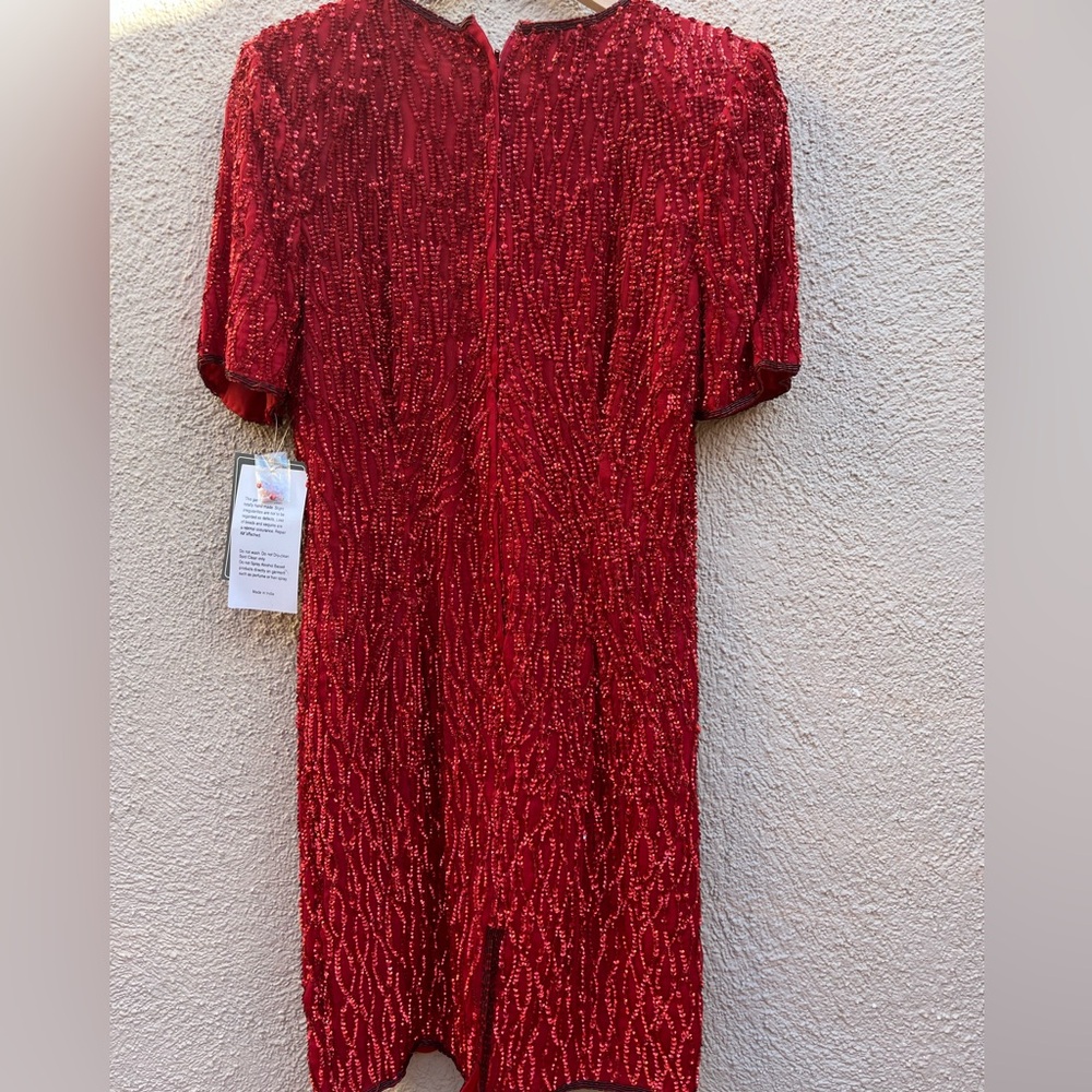 Vintage 80’s/90’s red sequin dress - Picture 11 of 12